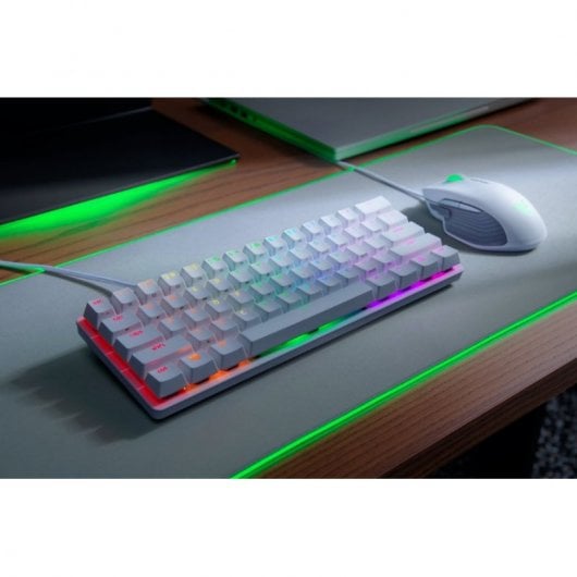 Tastiera da gioco Razer Huntsman Mini Mercury Switch RGB Viola Layout USA