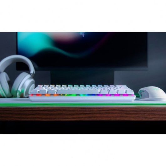 Tastiera da gioco Razer Huntsman Mini Mercury Switch RGB Viola Layout USA