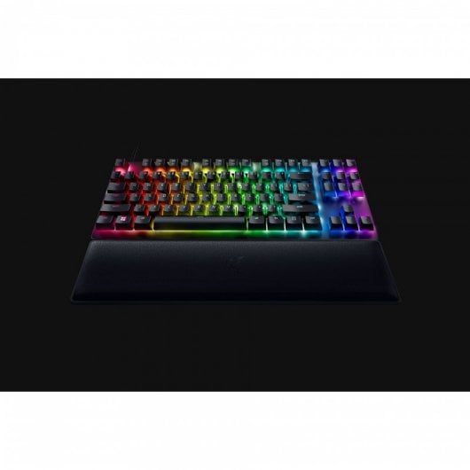 Tastiera da gioco meccanica Razer Huntsman V2 TKL Switch RGB Viola Layout USA