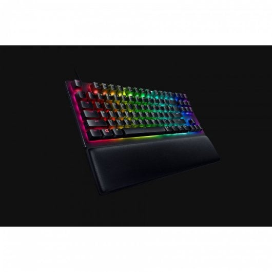 Tastiera da gioco meccanica Razer Huntsman V2 TKL Switch RGB Viola Layout USA