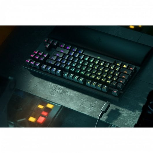 Razer Huntsman V2 TKL Teclado Mecánico Gaming RGB Switch Purple US Layout