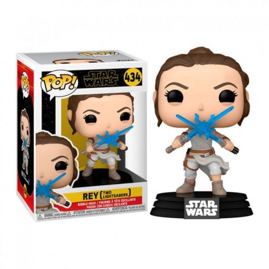Funko Pop Star Wars Episode 9 Rey mit zwei Lichtschwertern