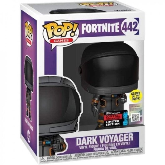 Figura Funko Pop Funko Inc Dark Voyager Fortnite Glow in the Dark Esclusiva