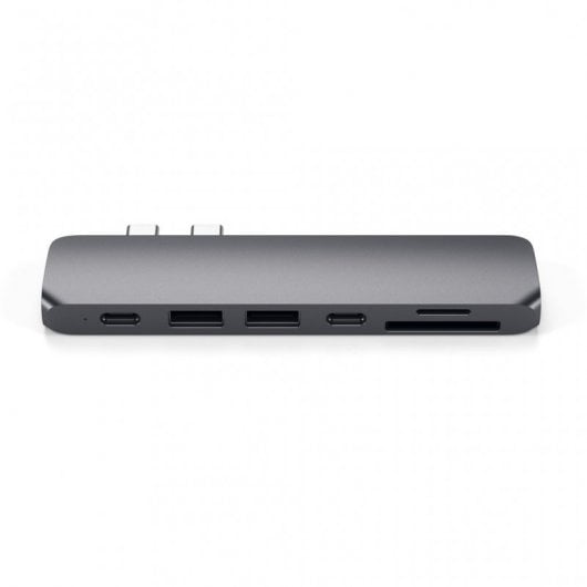 Satechi ST-CMBPM Hub Adaptador USB-C Multipuertos Gris Espacial