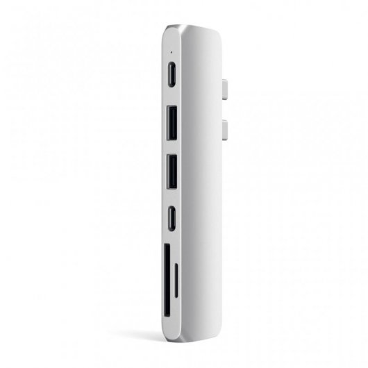 Adattatore multiporta USB-C Satechi ST-CMBPS Hub Argento