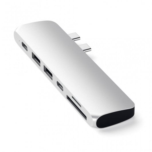 Adattatore multiporta USB-C Satechi ST-CMBPS Hub Argento