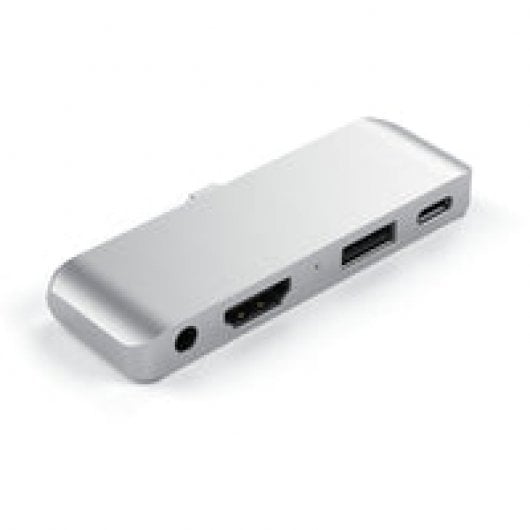 Satechi ST-TCMPHS Adaptador USB-C Multiportas Alumínio Prateado