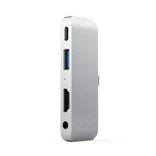 Satechi ST-TCMPHS Adaptador USB-C Multiportas Alumínio Prateado