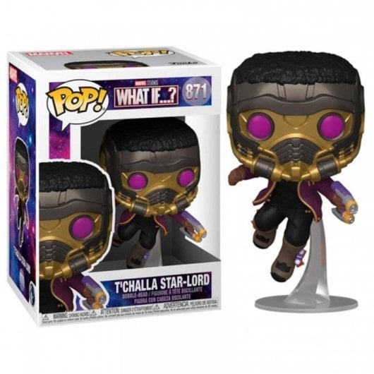 Figura Funko Pop Marvel Tchalla Star Lord Vinilo 9 cm Caja Original