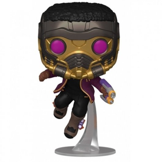 Funko Pop Marvel E se Tchalla Star Lord