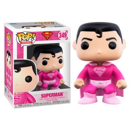 Funko Pop Dc Heroes Superman Rose Recherche sur le cancer du sein