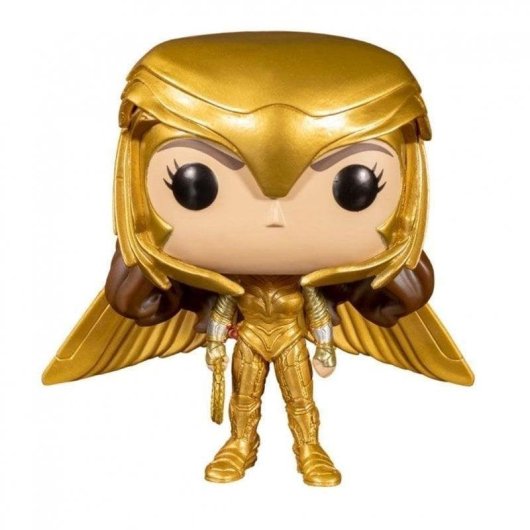 Figura Funko Pop Wonder Woman Traje Dorado Alas Extendidas 9 cm