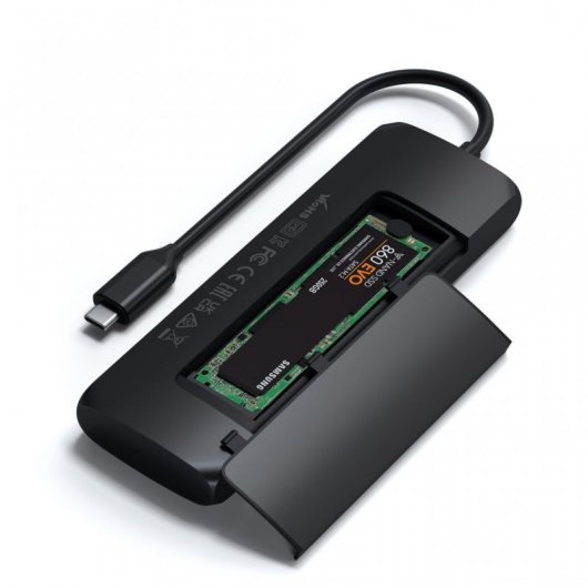 Satechi ST-UCHSE Hub USB-C Multiport-Adapter Schwarz