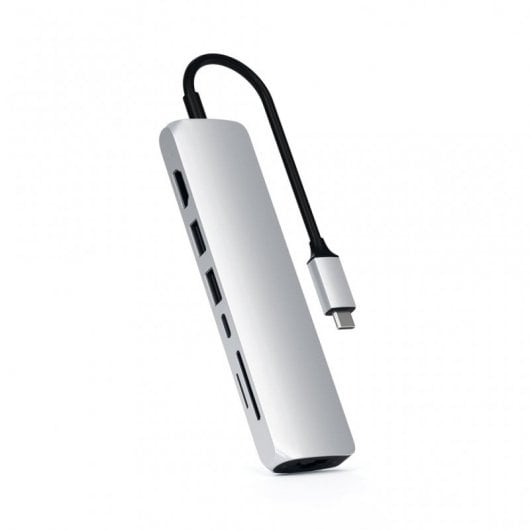 Satechi ST-UCSMA3S Hub Adaptador USB-C Multipuertos Plata