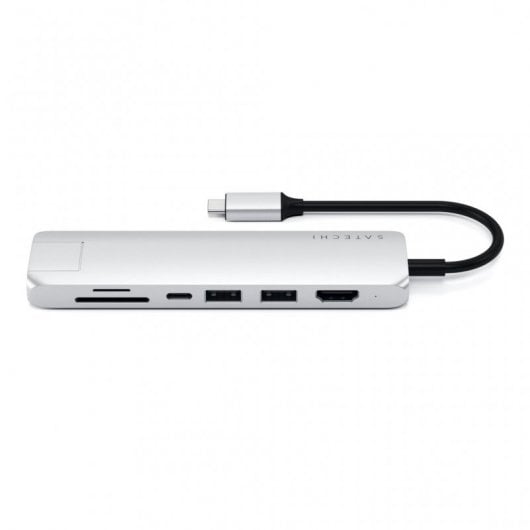 Satechi ST-UCSMA3S Hub Adaptador USB-C Multipuertos Plata