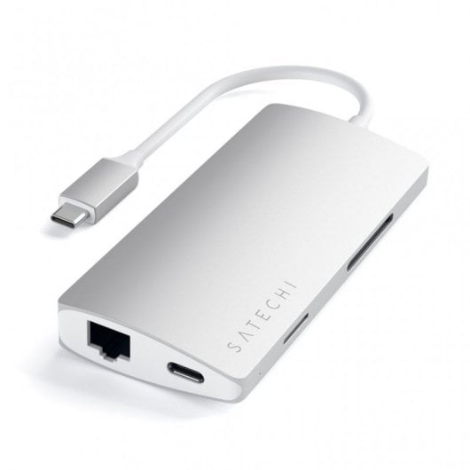 Satechi ST-TCMA2S Adaptador USB-C Multiportas Prateado