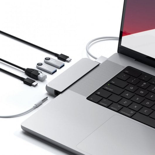 Satechi ST-UCPHMI Adaptador USB-C Multiportas Prateado