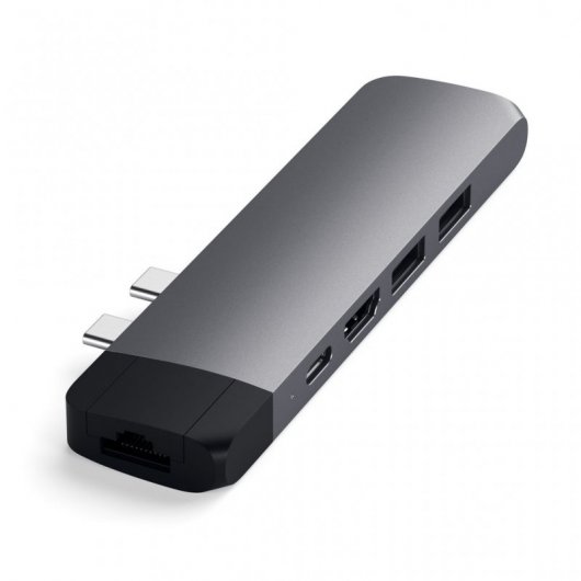 Satechi ST-TCPHEM Hub Adattatore multiporta USB-C Grigio