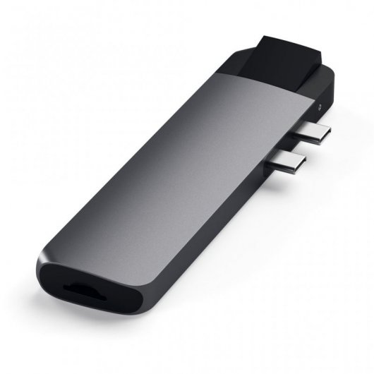 Satechi ST-TCPHEM Hub Adattatore multiporta USB-C Grigio