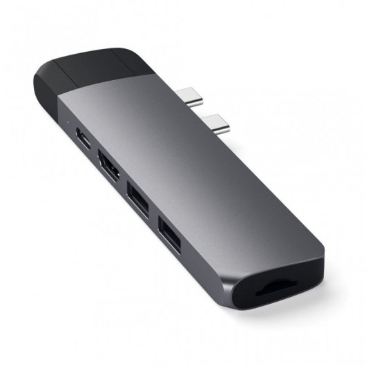 Satechi ST-TCPHEM Hub Adattatore multiporta USB-C Grigio