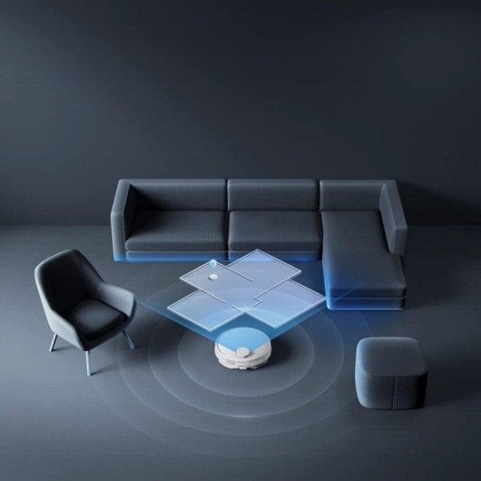 Aspirador Robô com Mopa Xiaomi Vacuum-Mop 2S Navegação Laser 2.200 Pa