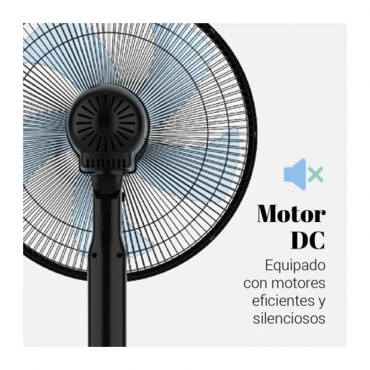 Ventilateur Sur Pied Universel Bleu Zermatt 3025B 25W