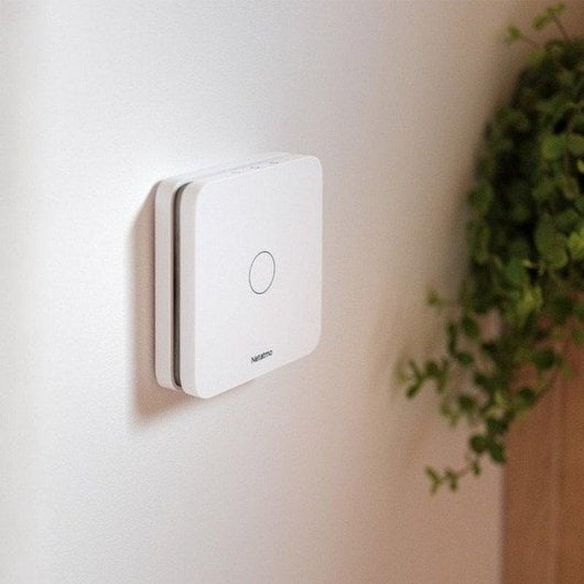 Rilevatore di fumo e gas Netatmo Detector Intelligente CO WiFi Allarme Autotest App