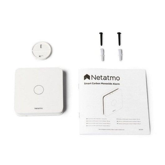 Rilevatore di fumo e gas Netatmo Detector Intelligente CO WiFi Allarme Autotest App