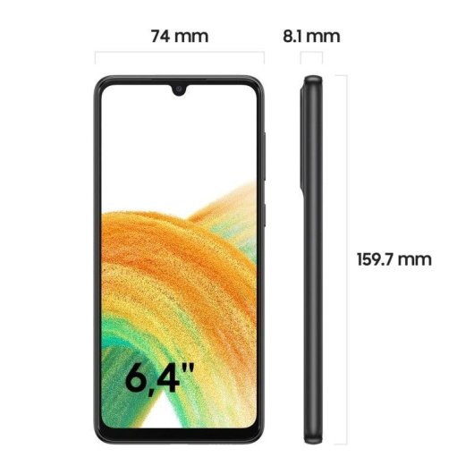 Samsung Galaxy A33 5G Noir 6.4" 6Go 128Go Etanche