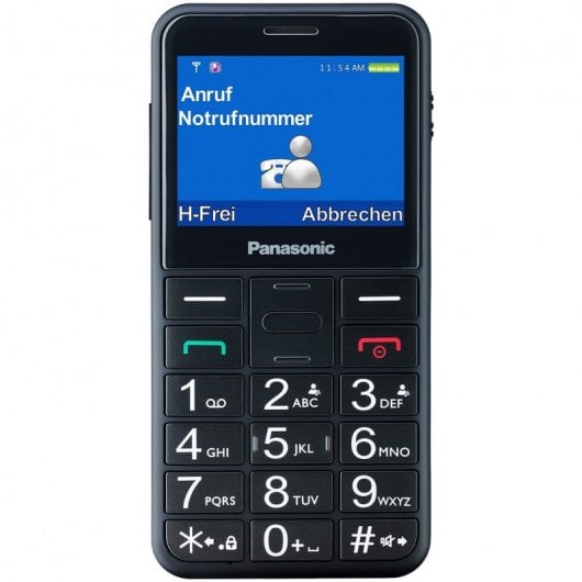 Panasonic KX-TU155 Teléfono Móvil para Personas Mayores Negro