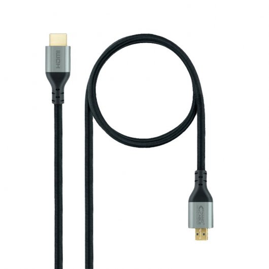 Nanocable HDMI 2.1 Kabel Stecker/Stecker 1m Schwarz