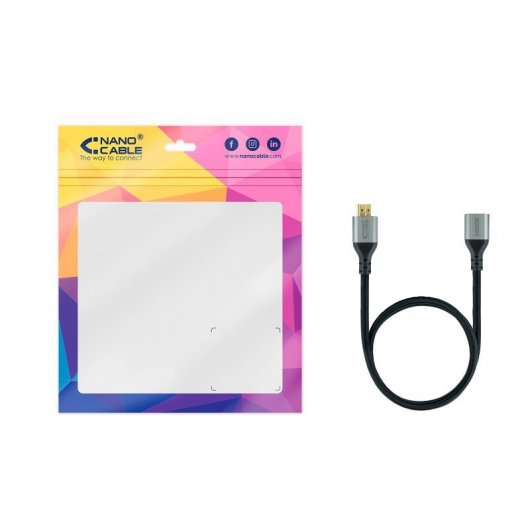 Nanocable HDMI 2.1 Kabel Stecker/Stecker 1m Schwarz