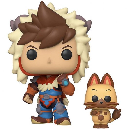 Funko Pop Animación Monster Hunter Lute con Navirou