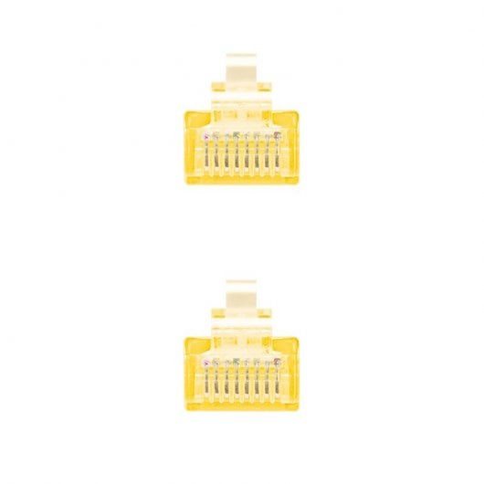 Nanocable Cable de Red RJ45 Cat.6 UTP AWG24  0.3m Amarillo