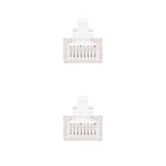 Cavo di rete Nanocable RJ45 Cat.6 UTP 0,3 m Bianco