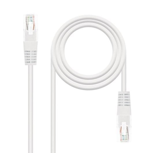 Cable de red Nanocable 10.20.0400-L30 Cat.6 UTP 0,3 m blanco cobre OFC
