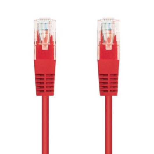 Netzwerkkabel Nanocable 10.20.0400-L30 RJ45 Cat.6 UTP AWG24 0,3m Rot
