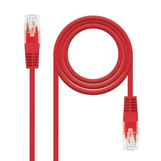 Netzwerkkabel Nanocable 10.20.0400-L30 RJ45 Cat.6 UTP AWG24 0,3m Rot
