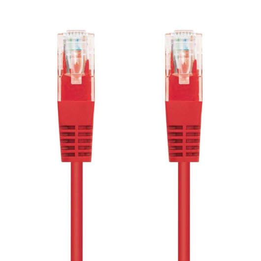 Netzwerkkabel Nanocable 10.20.0400-L30 RJ45 Cat.6 UTP AWG24 0,3m Rot