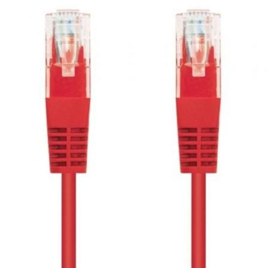 Netzwerkkabel Nanocable 10.20.0400-L30 RJ45 Cat.6 UTP AWG24 0,3m Rot