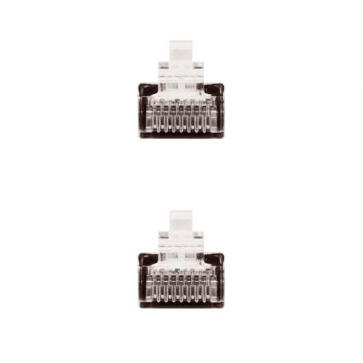 Câble réseau Nanocable RJ45 Cat.6 UTP AWG24 0,3m Noir