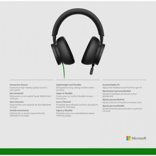 Microsoft Pack Headset Xbox Auriculares Gaming para Xbox Series X/S/One/PC + Game Pass Ultimate 1 Mes Licencia Digital