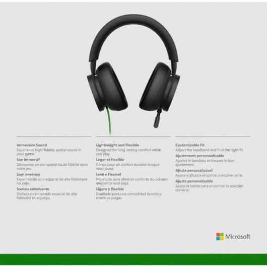 Microsoft Xbox headset pack cuffie da gioco per Xbox serie X/S/One/PC + licenza digitale Game Pass Ultimate di 1 mese