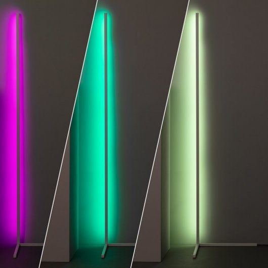 Efectoled Lámpara De Pie Led Rgbww Luxy 20w Blanco