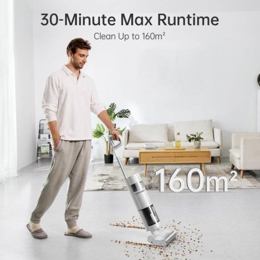 Aspirador Lava e Aspira sem Fio Dreame H11 170W 30min Depósito 0,9L