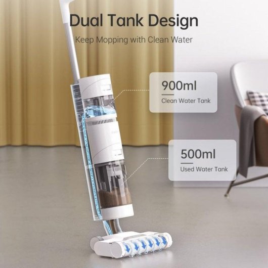 Aspirador Lava e Aspira sem Fio Dreame H11 170W 30min Depósito 0,9L