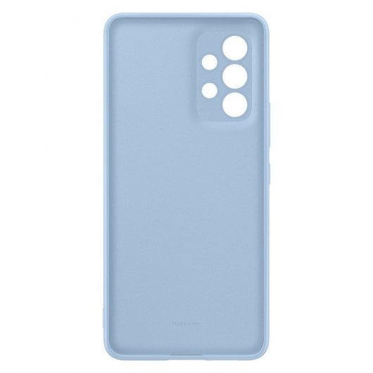Samsung Silicone Cover Funda de Silicona Azul Ártico para Galaxy A53 5G
