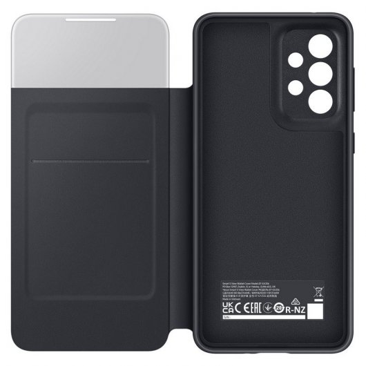 Samsung S View Wallet Cover per Galaxy A33 5G, Nero