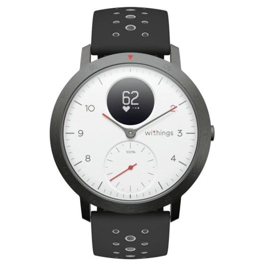 Withings Steel HR Sport Bluetooth GPS 40mm Écran hybride OLED Blanc Noir M Étanche 50m Pulsomètre