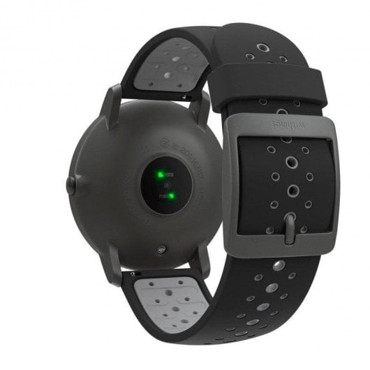 Withings Steel HR Sport Bluetooth GPS 40mm Écran hybride OLED Blanc Noir M Étanche 50m Pulsomètre